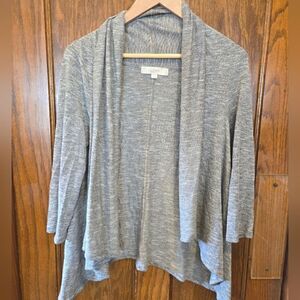 LOFT Open Cardigan Shawl Collar Small